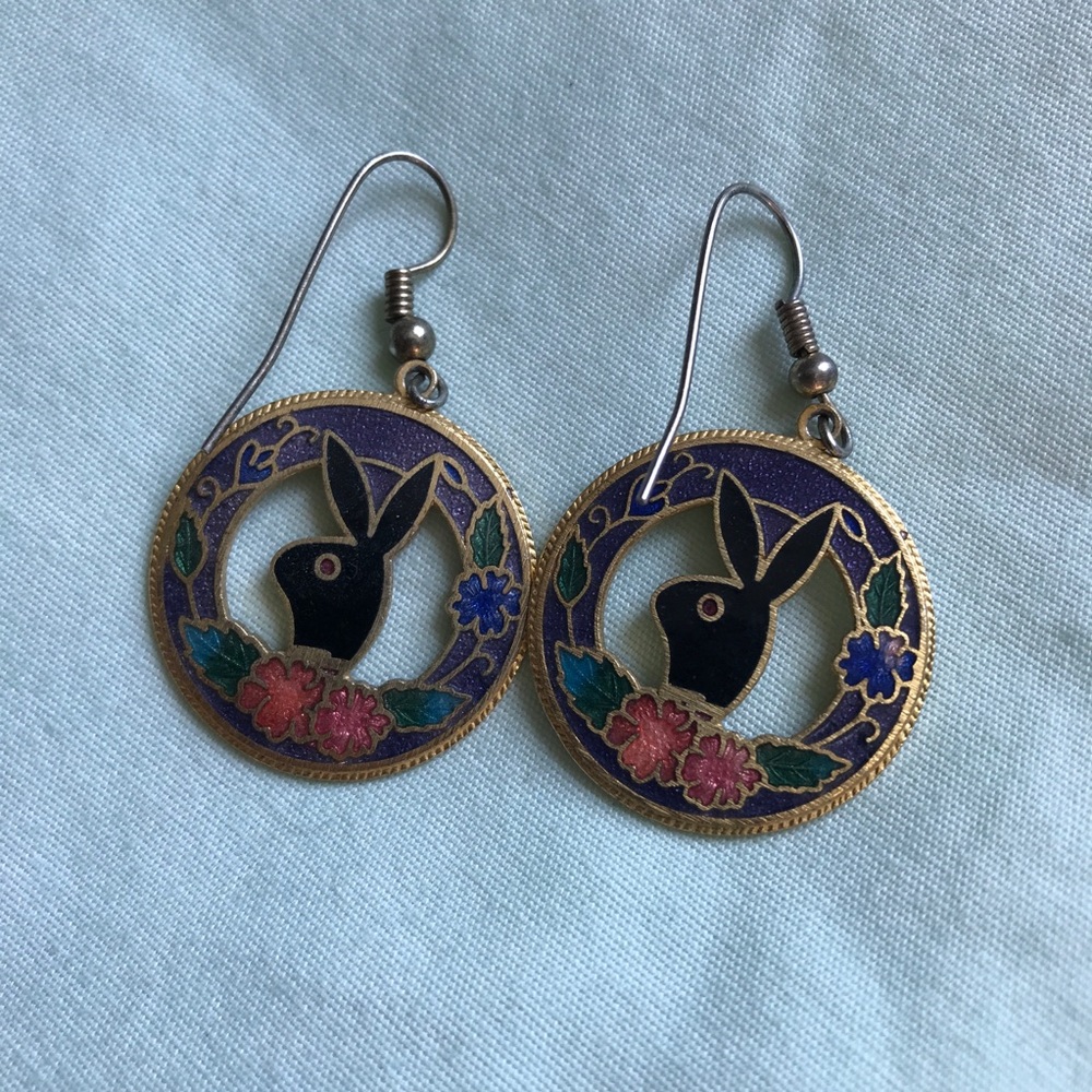 Vintage Playboy Bunny Earrings